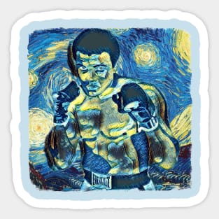 3D Mural Muhammad Ali American professional boxer Sticker